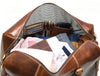 Leather Duffel Bag for Men & Women – 20Inch Travel, Weekend, Overnight, Gym - Aaron Leather Goods