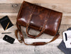 Leather Duffel Bag for Men & Women – 20Inch Travel, Weekend, Overnight, Gym - Aaron Leather Goods
