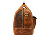 the Leather Duffle Bags - Caramel Brown - Aaron Leather Goods Inc