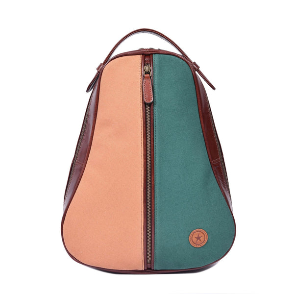 Two - Tone Premium Leather Shoe Bag - Aaron Leather Goods