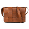 Cieza Sling Bag - Caramel Brown ( Upcycled Leather ) - Aaron Leather Goods