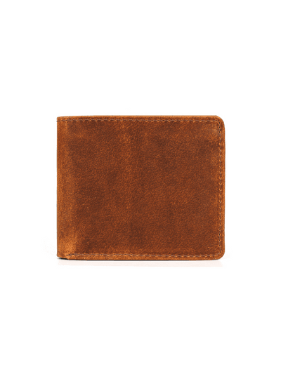 Osuna Mens Leather Wallet - Caramel Brown - Aaron Leather Goods