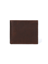Montilla Leather Bifold Mens Wallet - Walnut Brown - Aaron Leather Goods