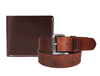 Cicero Leather Belt & Wallet Gift Combo - Aaron Leather Goods