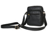 Venture Leather Messenger Bag - Black - Aaron Leather Goods Inc