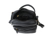Venture Leather Messenger Bag - Black - Aaron Leather Goods Inc