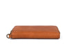 Victoria Leather Clutch - Caramel Brown - Aaron Leather Goods Inc