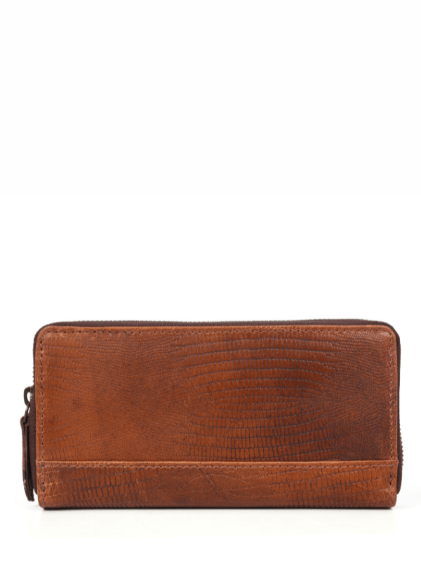 Victoria Leather Clutch - Gingerbread - Aaron Leather Goods Inc