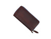 Victoria Leather Clutch - Walnut Brown - Aaron Leather Goods Inc