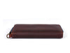 Victoria Leather Clutch - Walnut Brown - Aaron Leather Goods Inc
