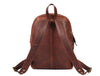 Vintage Full Grain Leather Backpack & Studded Leather Belt Gift Set for Men and Women - Aaron Leather Goods Inc