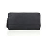 Vintage Full - Grain Leather Zip Wallet | Compact Travel Wallet for Men & Women - Aaron Leather Goods