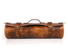 Vintage Leather Knife Roll Bag with Shoulder Strap – Chef Tool Organizer - Aaron Leather Goods Inc
