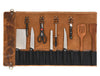 Vintage Leather Knife Roll Bag with Shoulder Strap – Chef Tool Organizer - Aaron Leather Goods Inc