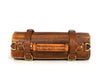 Vintage Leather Knife Roll with Zipper Pocket & Shoulder Strap – Chef Tool Organizer - Aaron Leather Goods Inc