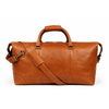 Vintage Tan Leather Duffle Bag for Men & Women - Aaron Leather Goods Inc