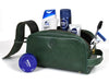 Omaha Leather Toiletry Bag - Pine Green - Aaron Leather Goods