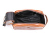 Omaha Leather Toiletry Bag - Copper Brown - Aaron Leather Goods