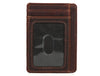 Utrera Leather Credit Card Holder - Walnut Brown - Aaron Leather Goods