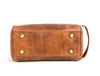 Tampa Leather Toiletry Bag - Copper Brown - Aaron Leather Goods