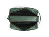 Tampa Leather Toiletry Bag - Fossil Green - Aaron Leather Goods