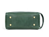 Tampa Leather Toiletry Bag - Fossil Green - Aaron Leather Goods