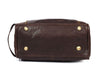 Barcelona Leather Toiletry Bag - Walnut Brown - Aaron Leather Goods