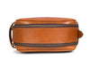 Omaha Leather Toiletry Bag - Cinnamon Brown - Aaron Leather Goods