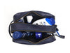 Tampa Leather Toiletry Bag - Navy Blue - Aaron Leather Goods
