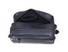 Tampa Leather Toiletry Bag - Navy Blue - Aaron Leather Goods