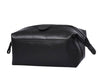 Normandy Leather Toiletry Bag - Raven Black - Aaron Leather Goods
