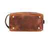 Vacone Leather Toiletry Bag - Caramel Brown - Aaron Leather Goods