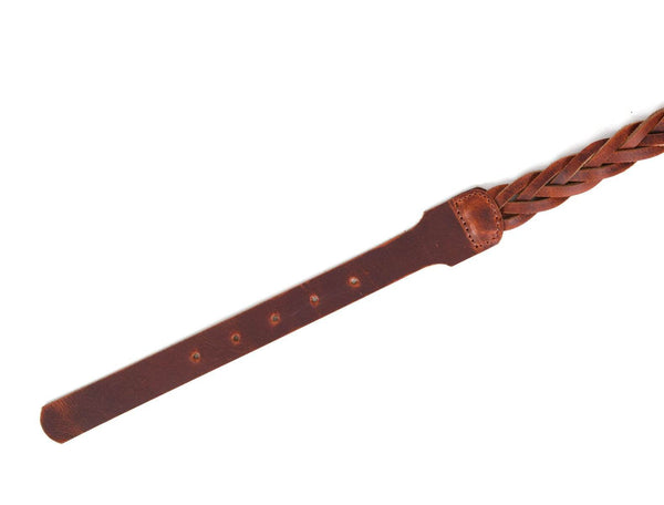 Decatur Leather Belt - Brown - Aaron Leather Goods