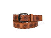 Decatur Leather Belt - Caramel - Aaron Leather Goods