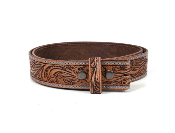 Chandler Leather Belt - Camel - Aaron Leather Goods