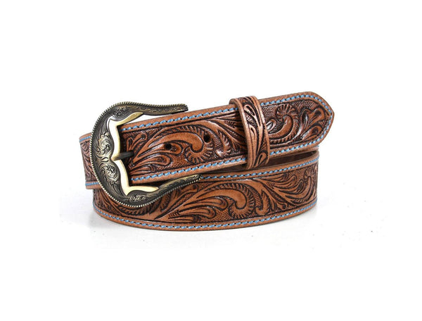 Chandler Leather Belt - Camel - Aaron Leather Goods