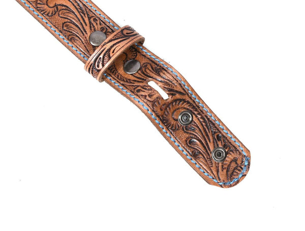 Chandler Leather Belt - Camel - Aaron Leather Goods