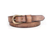 Magnolia Leather Belt -Coffee - Aaron Leather Goods