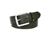 Harrison Leather Belt - Seaweed Green - Aaron Leather Goods