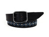 Homer Leather Belt - Ravan Black - Aaron Leather Goods