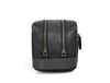 Tampa Leather Toiletry Bag - Raven Black - Aaron Leather Goods