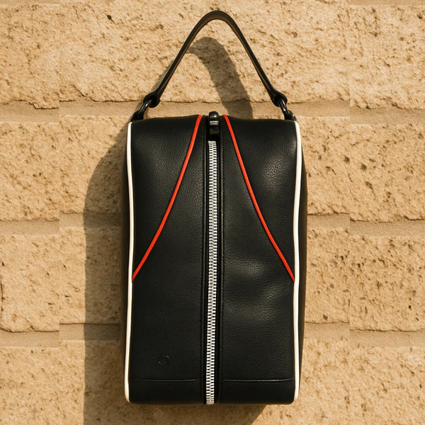 Luxura Shoe Case - Black - Aaron Leather Goods