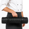 Arctic Blade Quilted Leather Knife Roll - Black - Aaron Leather Goods