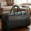 TerraCraft Leather Trolley Bag - Multicolor