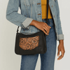 Madison Ladies Handmade Bag - Raven Black - Aaron Leather Goods