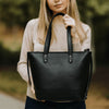 Mieres Travel Tote Bag – Raven - Aaron Leather Goods