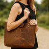 Melilla Travel Tote Bag – Caramel Brown