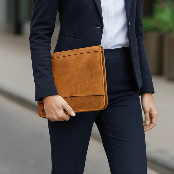 Кожаный органайзер Austin - рыжевато-коричневый