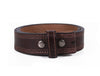 Fontana Leather Belt - Walnut Brown