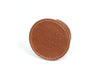 Cannes Leather Coaster - Cinnamon Brown